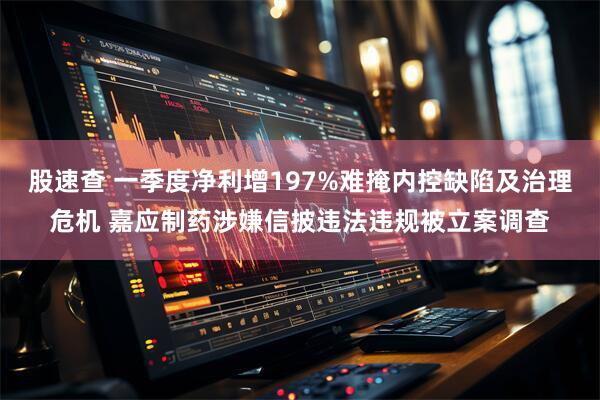 股速查 一季度净利增197%难掩内控缺陷及治理危机 嘉应制药涉嫌信披违法违规被立案调查