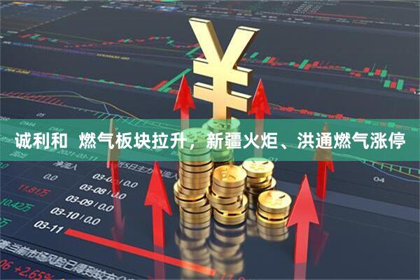诚利和  燃气板块拉升，新疆火炬、洪通燃气涨停