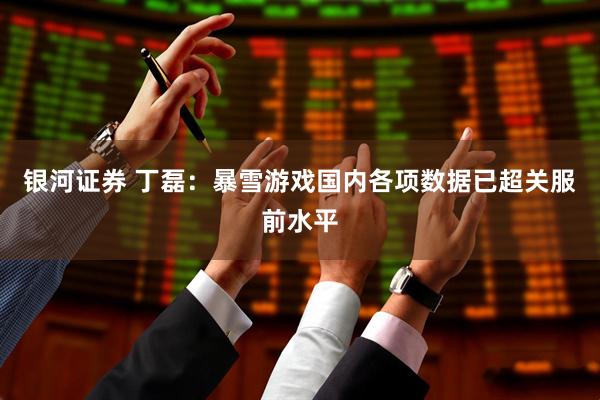 银河证券 丁磊：暴雪游戏国内各项数据已超关服前水平